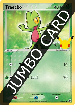 JUMBO Treecko 076/109 - First Partner Pack Promo